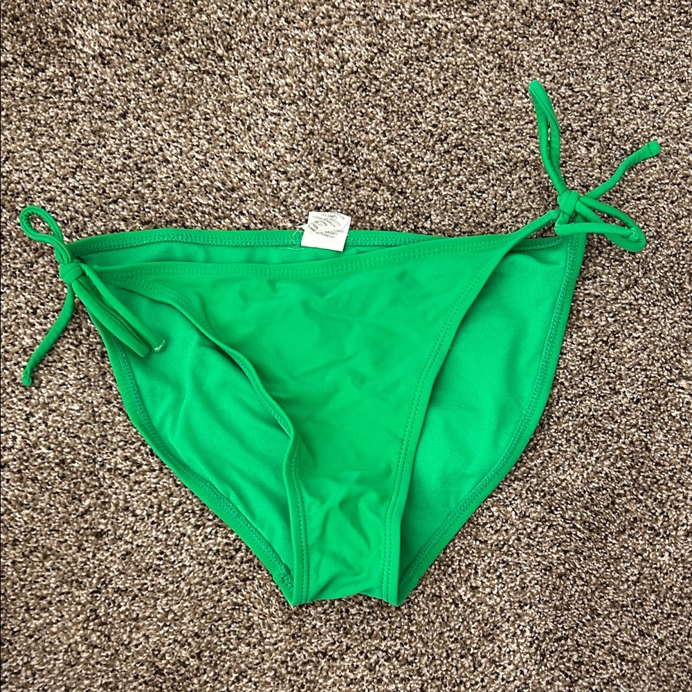 ‼️Free w/Purchase‼️Green Adjustable Tie-Side Bikini Bottom